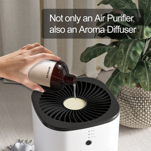 Ouneda Pet Air Purifier HEPA Filter: Removes Pet Dander, Dust, Particles and Smoke