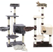 Load image into Gallery viewer, Cat Tree Tower Condo Playground Scratching Post  Multi-Level Furniture