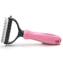 Load image into Gallery viewer, Hair Removal Comb for Dogs Cat Detangler Fur Trimming Dematting Deshedding Brush Grooming Tool For matted Long Hair Curly Pet