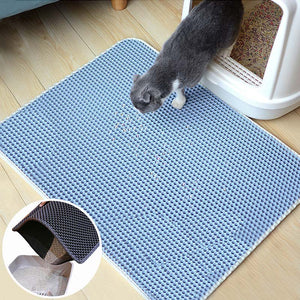 Waterproof EVA Double-Layer Cat Liter Mat