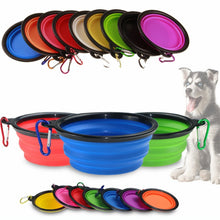 Load image into Gallery viewer, Collapsible Travel Pets Bowl