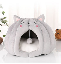 Load image into Gallery viewer, Cat Bed Cave Covered