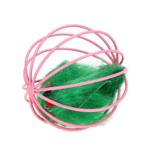 Hollow Ball Feather Mouse Toy