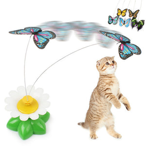 Cat Electric Rotating Butterfly Toy