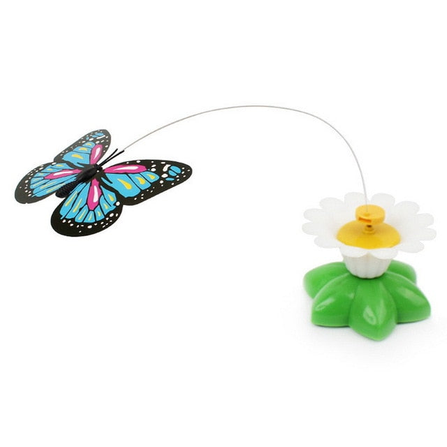 Cat Electric Rotating Butterfly Toy