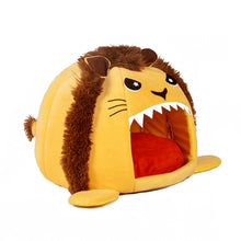 Load image into Gallery viewer, Covered Lion Shape Foldable Pet House