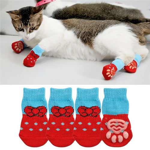 Traction Control Cat Socks